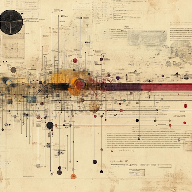 Photo visual representation of commit history with authors and timestamps on a timeline