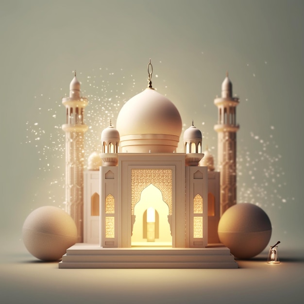 visual representation of a mosque