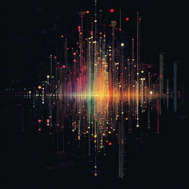 A visual of sentiment analysis being used to gauge market reactions to news events