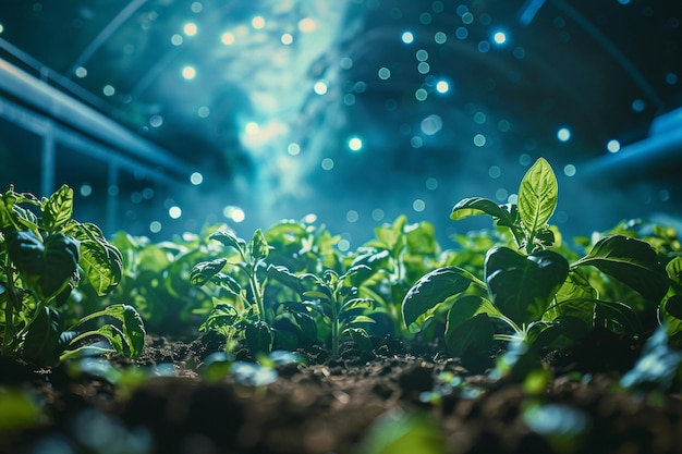 Visualize the need for sustainable agriculture pra generative ai