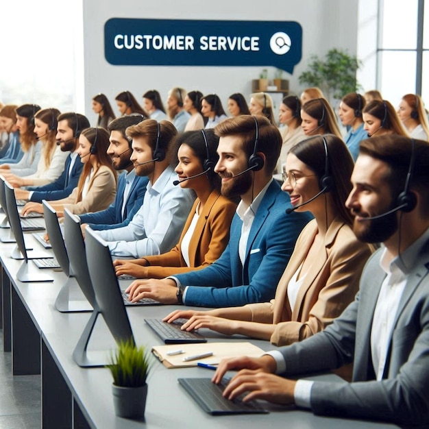 Visualizing Excellence Customer Service Concepts