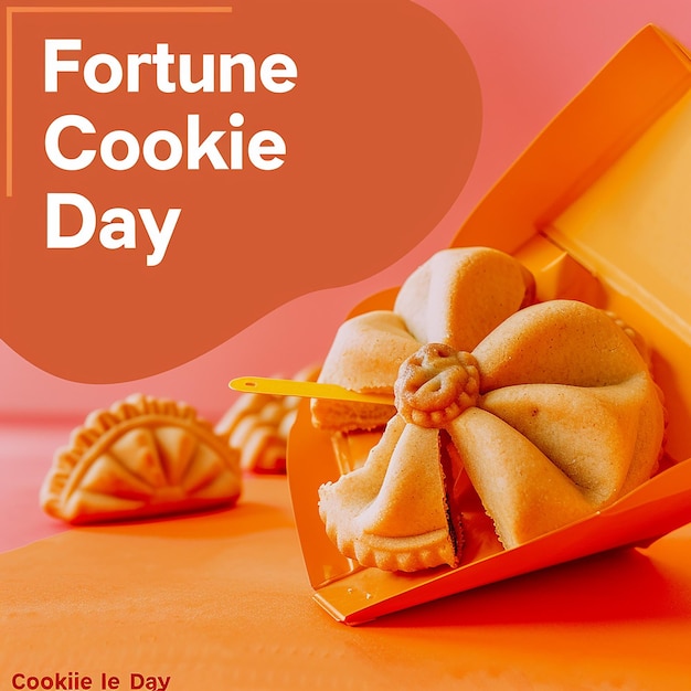 Visually appealing Fortune Cookie Day promotional box