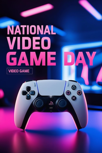 A visually appealing National Video Game Day promotionA visually appealing National Video Game Day p