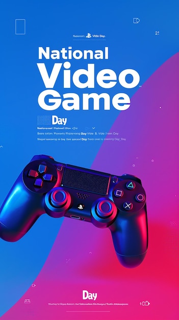 A visually appealing National Video Game Day promotionA visually appealing National Video Game Day promotion