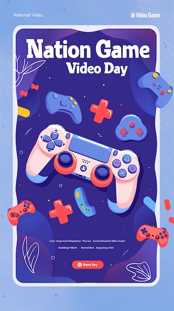 A visually appealing National Video Game Day promotionA visually appealing National Video Game Day promotion