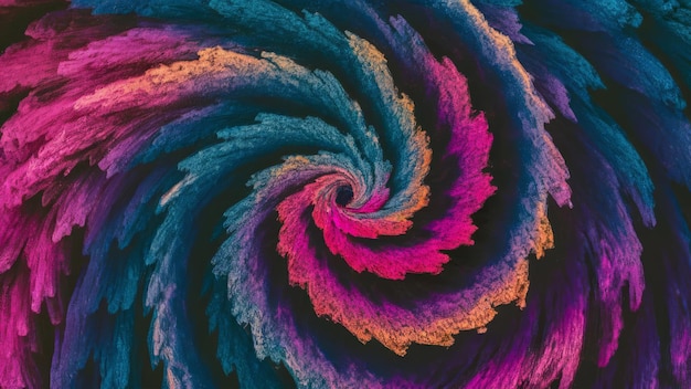 A visually stunning abstract texture featuring a swirl of vibrant colors