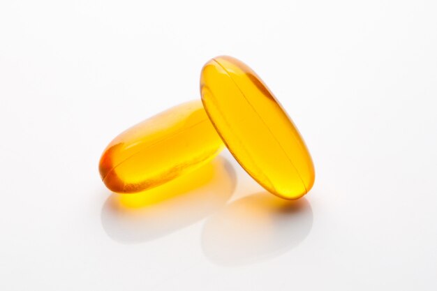 Vitamin capsule fish oil for healthy  