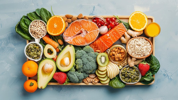 VitaminPacked Food on a Tray