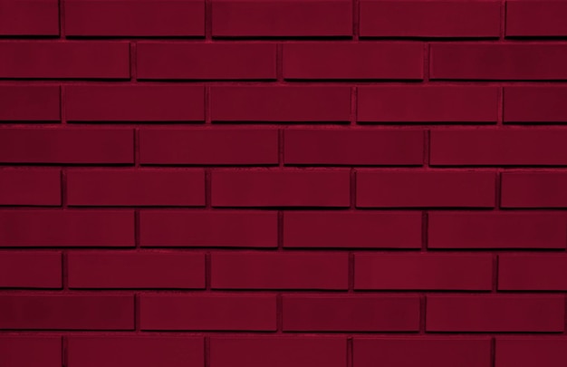 Viva magenta textured background of brick wall