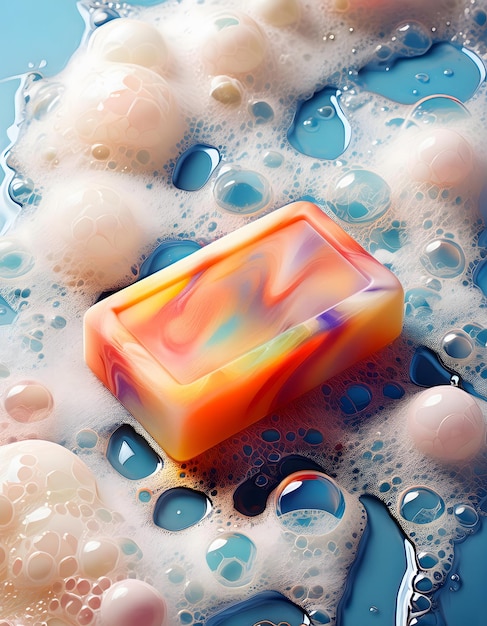 Photo vivid bar soap