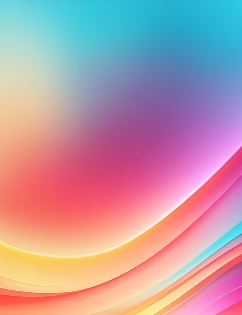 Vivid blurred colorful background design Generative ai