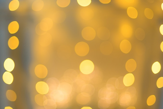 Vivid bokeh in soft color style for background of Christmas light