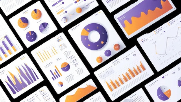 Vivid data visuals for business presentations