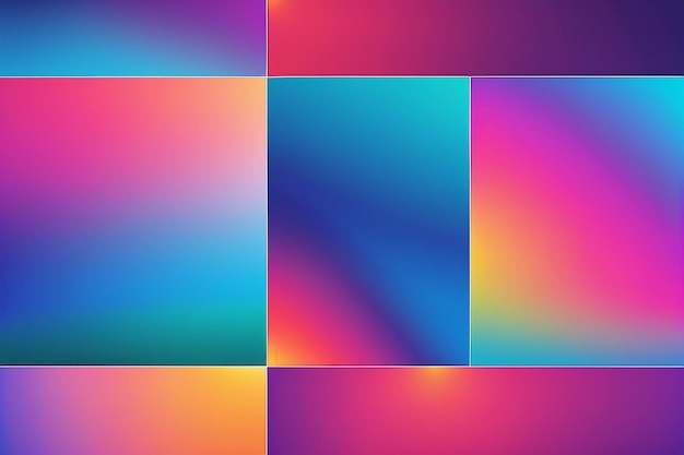 Vivid Gradient Backgrounds