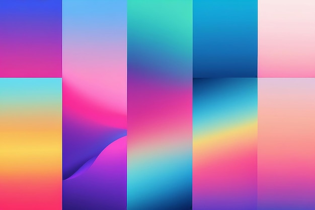 Vivid Gradient Backgrounds