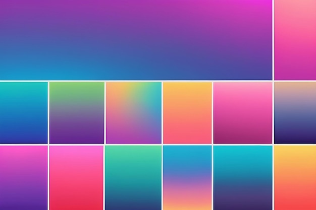 Vivid Gradient Backgrounds