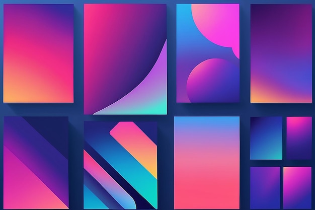 Vivid Gradient Backgrounds