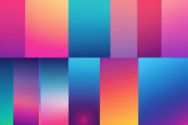 Vivid Gradient Backgrounds