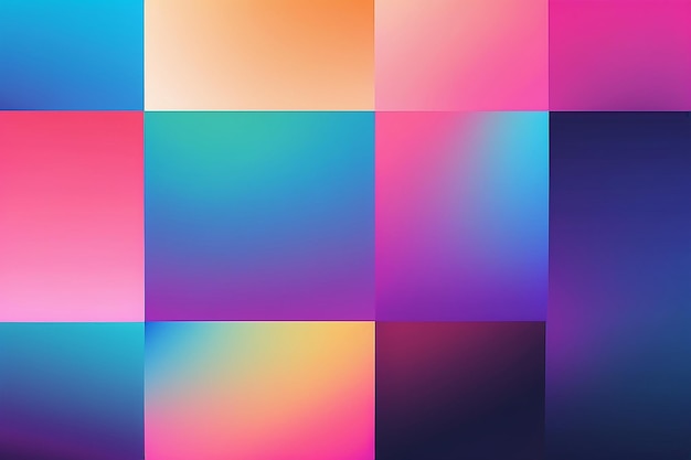 Vivid Gradient Backgrounds