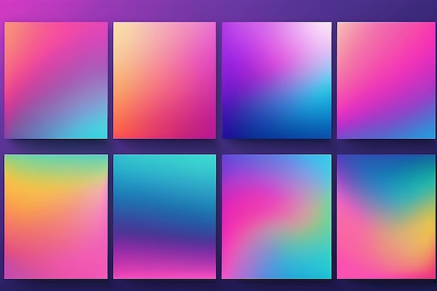 Vivid Gradient Backgrounds