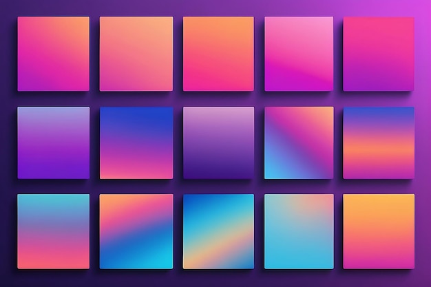 Vivid Gradient Backgrounds