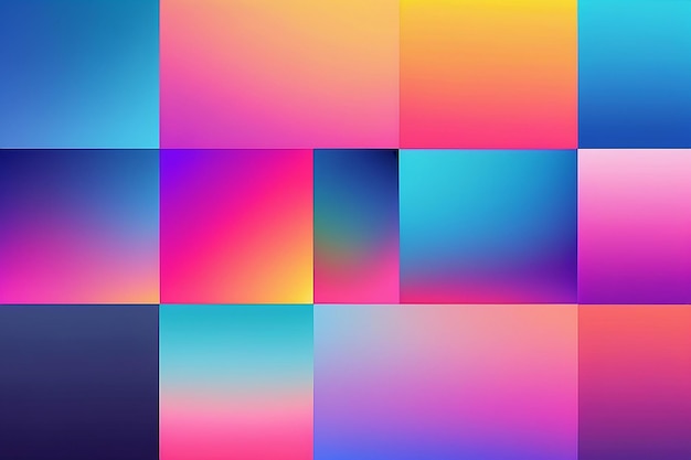 Vivid Gradient Backgrounds