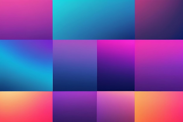 Vivid Gradient Backgrounds