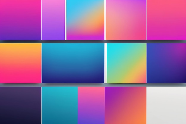 Vivid Gradient Backgrounds