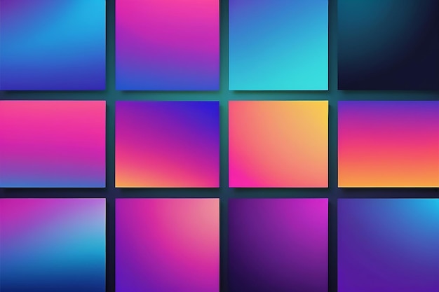 Vivid Gradient Backgrounds