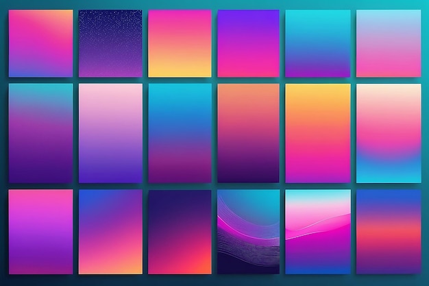 Vivid Gradient Backgrounds