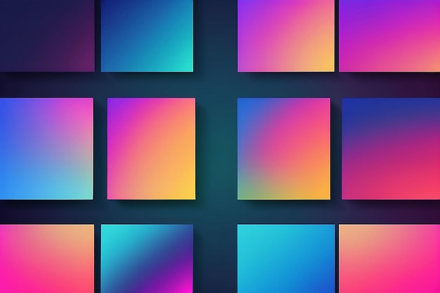 Vivid Gradient Backgrounds