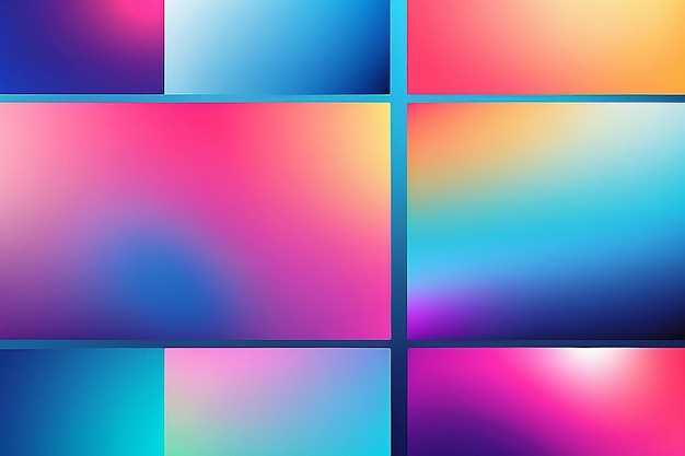 Vivid Gradient Backgrounds