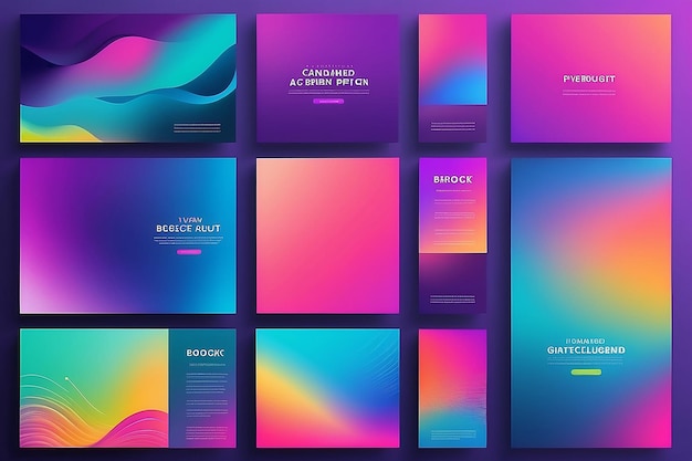 Vivid Gradient Backgrounds