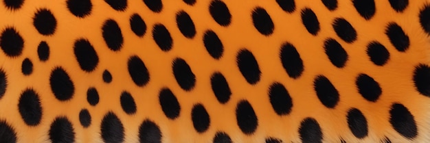 Vivid Orange Leopard Fur Print Background CloseUp Animal Skin Backdrop Perfect for Fashion