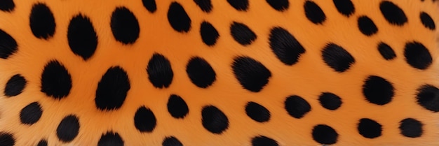 Vivid Orange Leopard Fur Print Background CloseUp Animal Skin Backdrop Perfect for Fashion