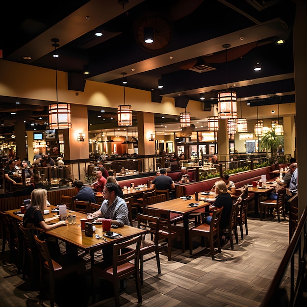 A Vivid Peek into the Busy Dining Scene at BJs Restaurant