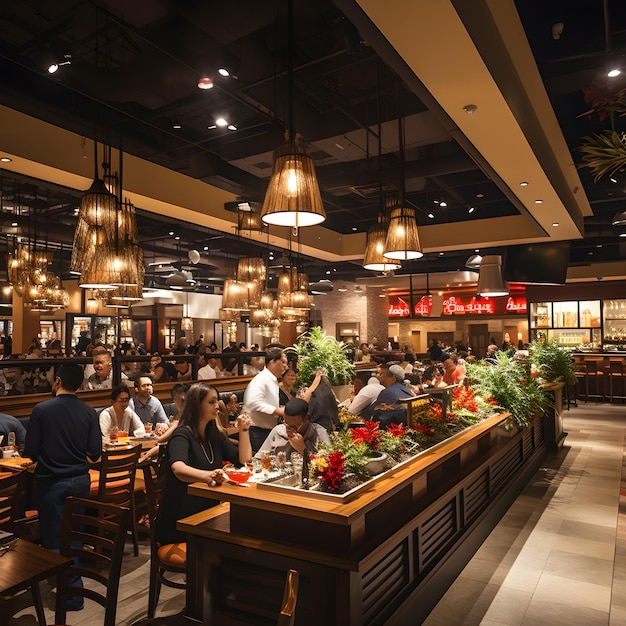 A Vivid Peek into the Busy Dining Scene at BJs Restaurant