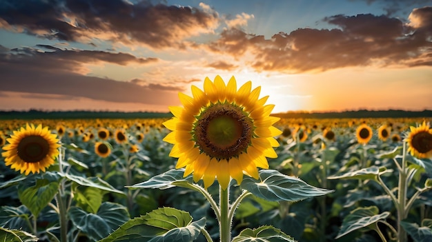 vivid scenery SunFlower