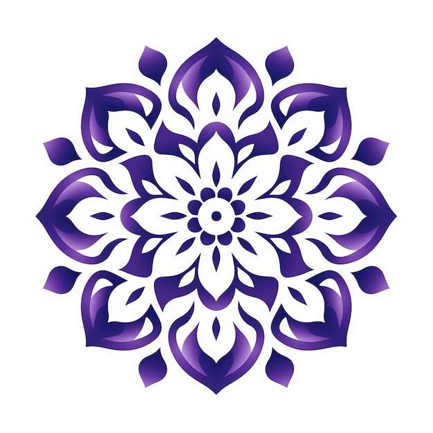 Vodyanoy Icon Minimalistic Violet Pattern Design