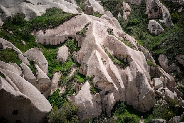 Volcanic rock Formations from Cappadocia, Turkey.