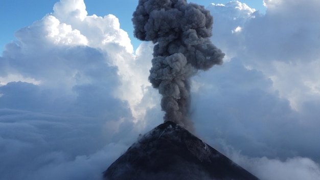 volcano eruption