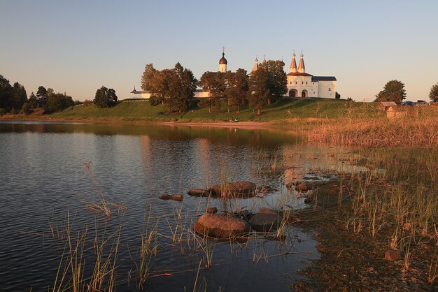 vologda church landscape russia religion orthodoxy panorama