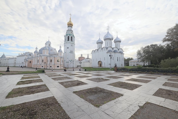 vologda church landscape russia religion orthodoxy panorama