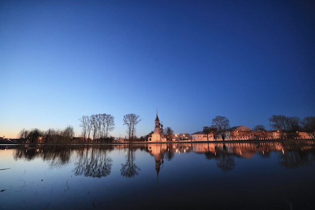 vologda church landscape russia religion orthodoxy panorama