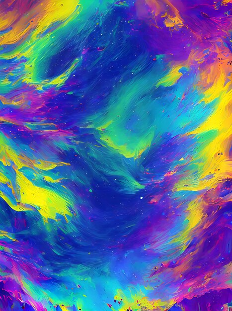 Volumetric pastel waves on abstract flat background