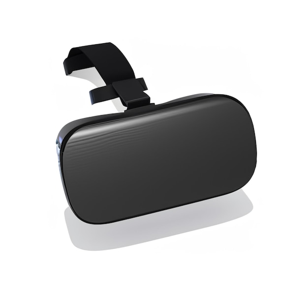 Photo vr headset on white backgrounds