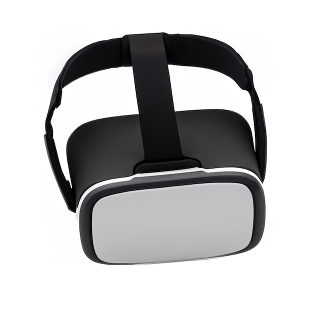 Photo vr headset on white backgrounds