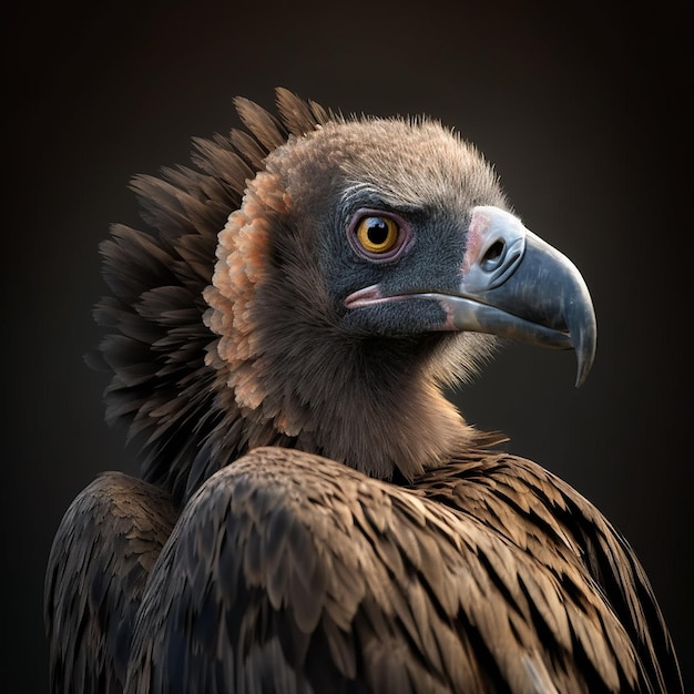 Vulture natural bird description habitat images Generative AI