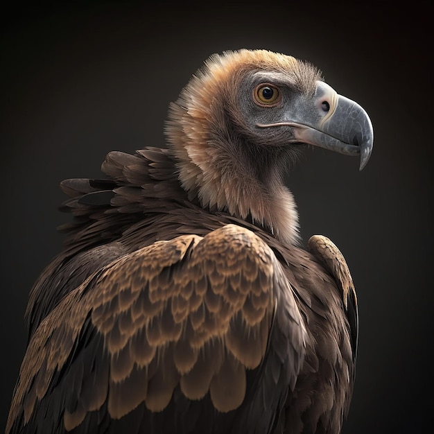 Vulture natural bird description habitat images Generative AI