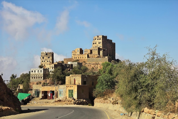 Wadi Sara in mountains Yemen